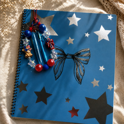 3-in-1 Christian Bookmark | Keychain | Bible Study Pen & Highlighter | Patriotic July 4 Bookmark | Bible Journal Accessory | Christian Gift