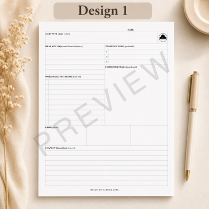 The 50-Day Foundation Planner: Genesis Edition