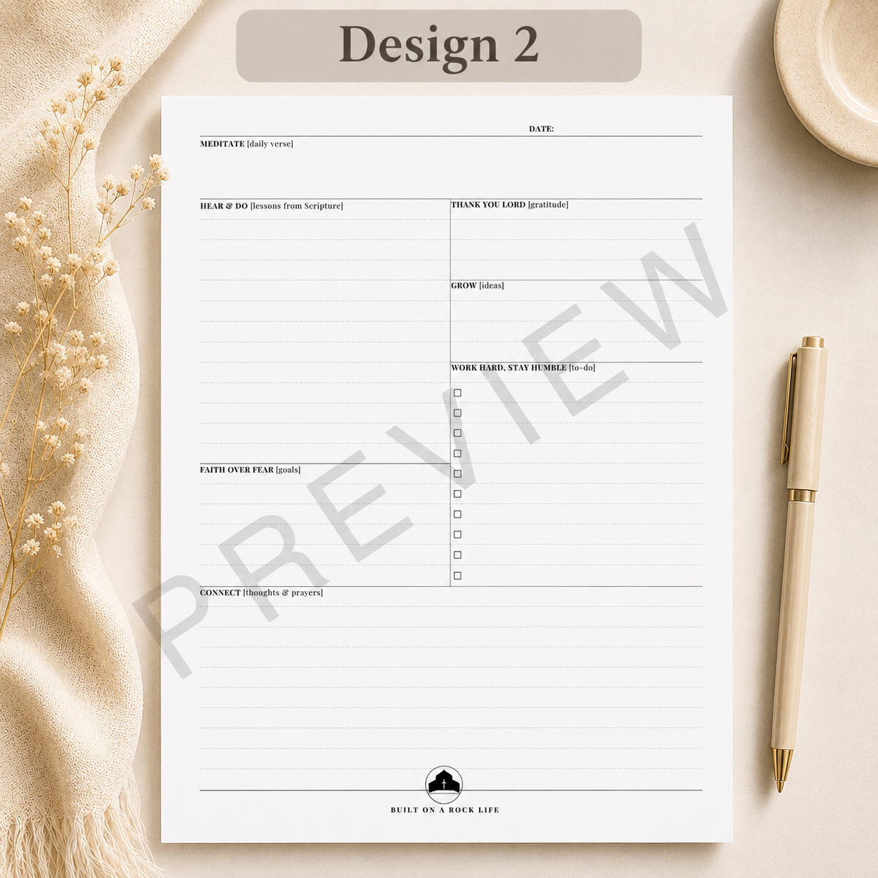 The 50-Day Foundation Planner: Genesis Edition