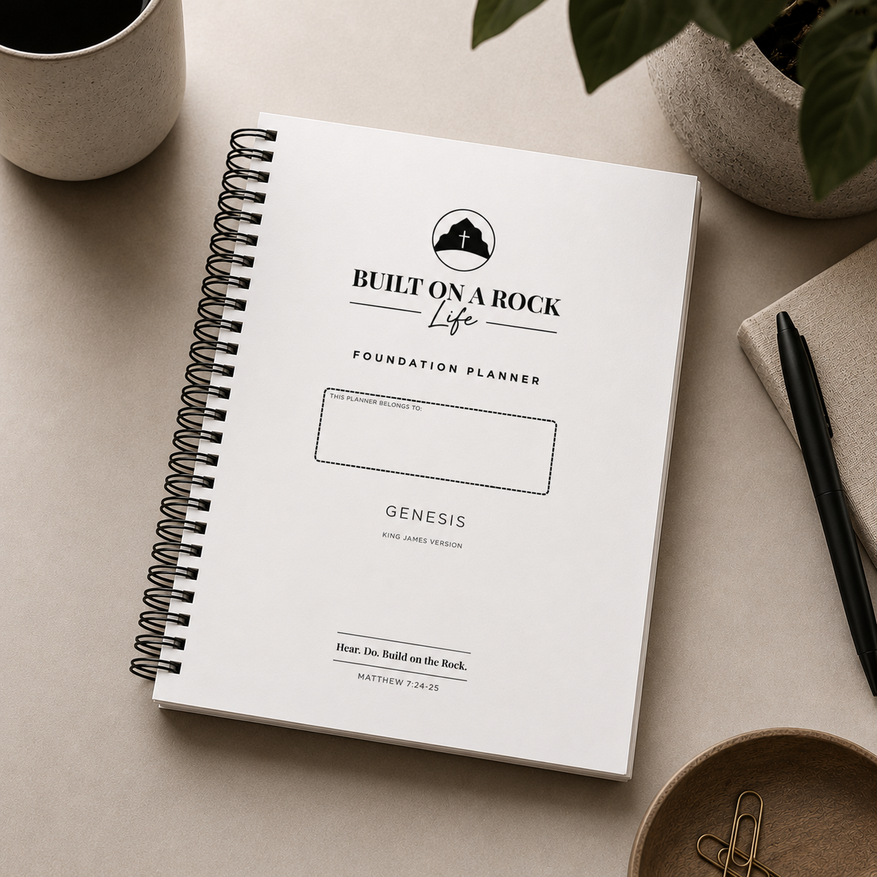 The 50-Day Foundation Planner: Genesis Edition