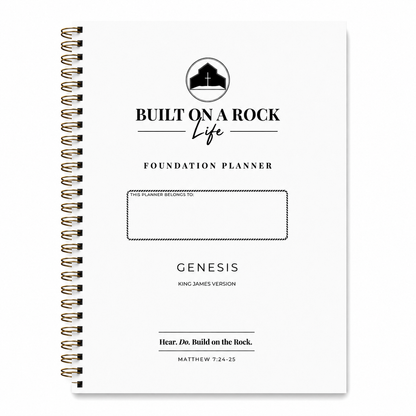 The 50-Day Foundation Planner: Genesis Edition