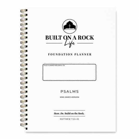 The 60-Day Foundation Planner: Psalms Edition