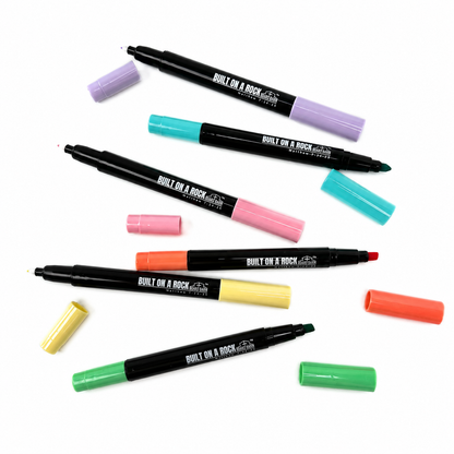 6-Pack Dual-Tip Highlighters